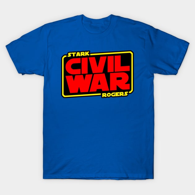 Civil War (colour) T-Shirt by ZombieMedia